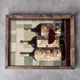 Aberto Design REF048 Bandeja de Madera Maciza 48 x 38 x 4 cm